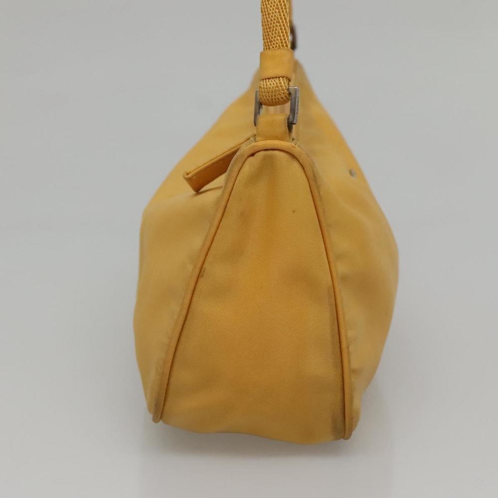 PRADA Accessory Pouch Nylon Yellow Auth 117775 - Picture 3 of 16